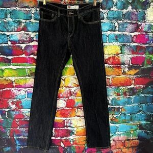 Levi's 511 Dark Wash Denim Slim Fit Jeans Size 20. 30 x 30
